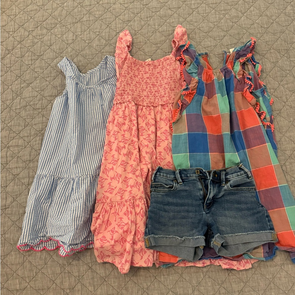 Crewcuts Dresses (3) and Jean Shorts